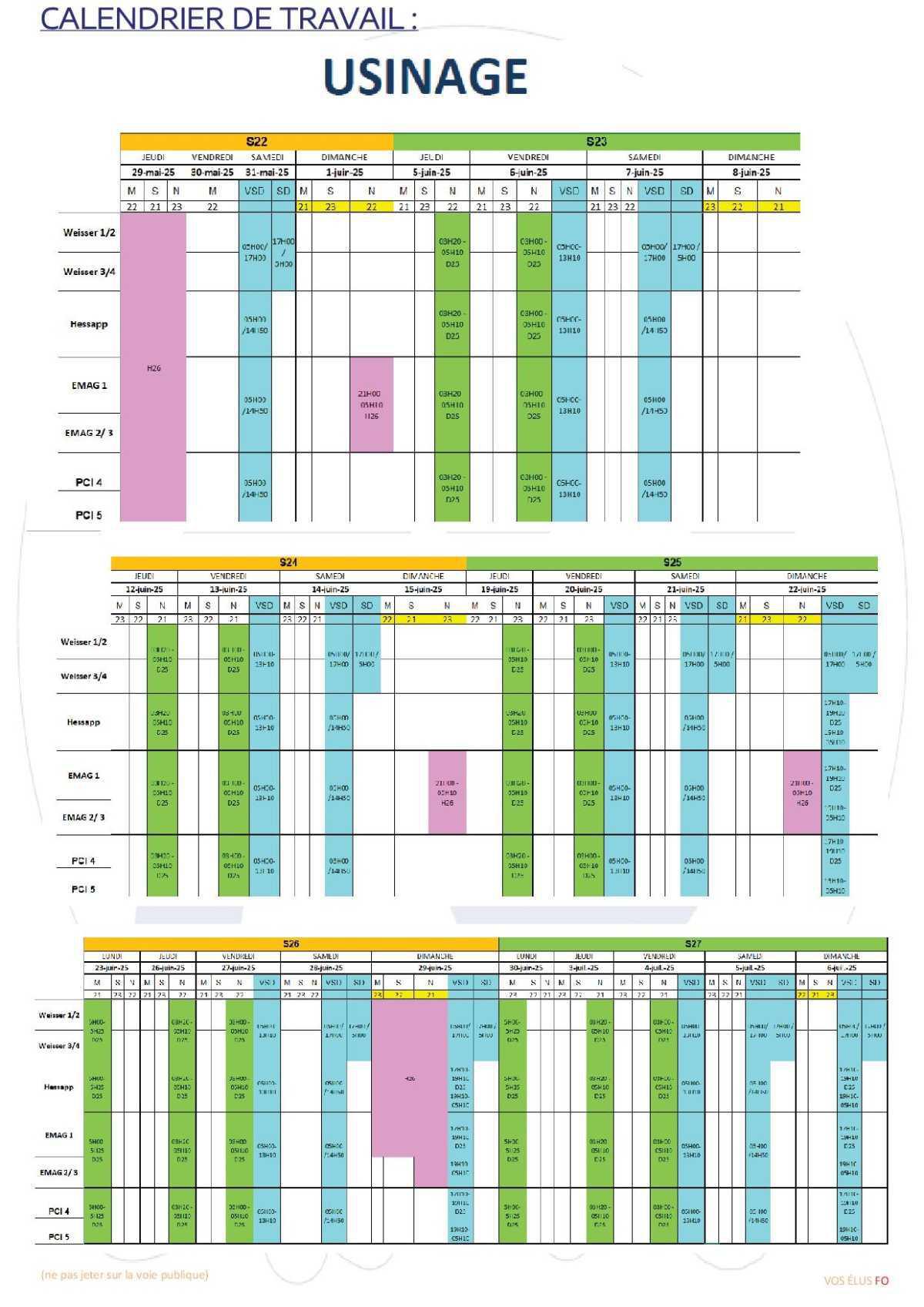 Compte-rendu du CSE du 27 Mai 2025.