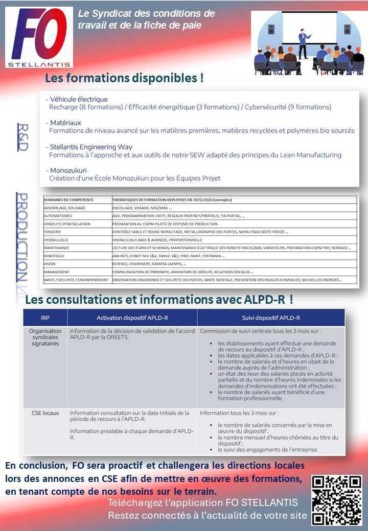 APLD-R* dispositif qui protège nos salaires ! 