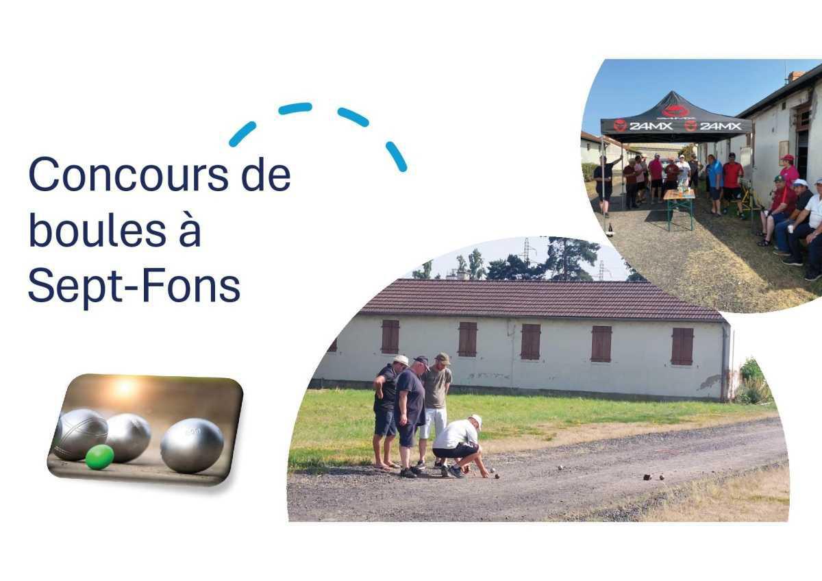 Concours de boules à Sept-Fons !