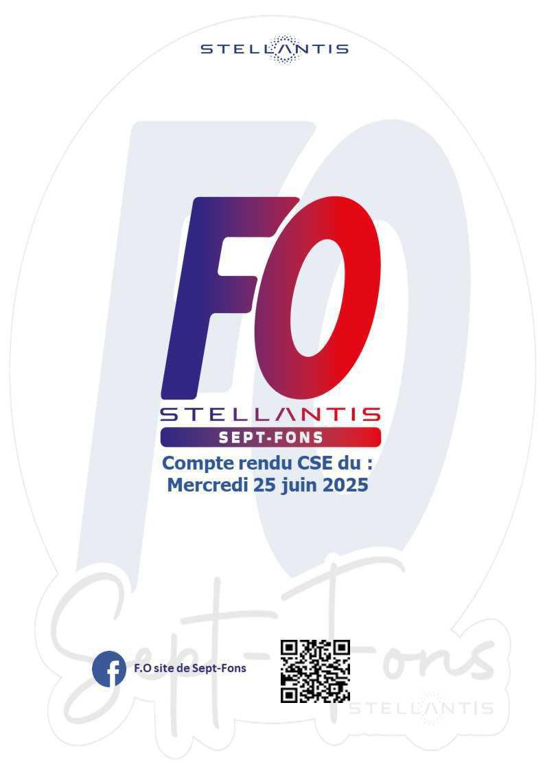 Compte-rendu du CSE du 25 juin 2025.
