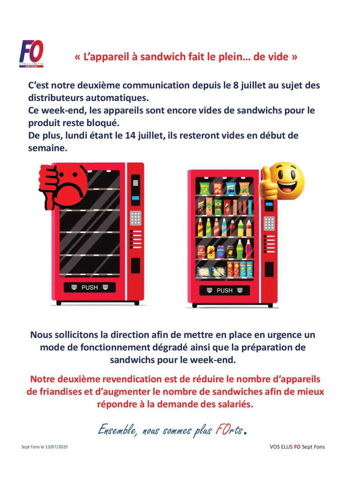 Appareil à sandwich fait le plein de vide 😤