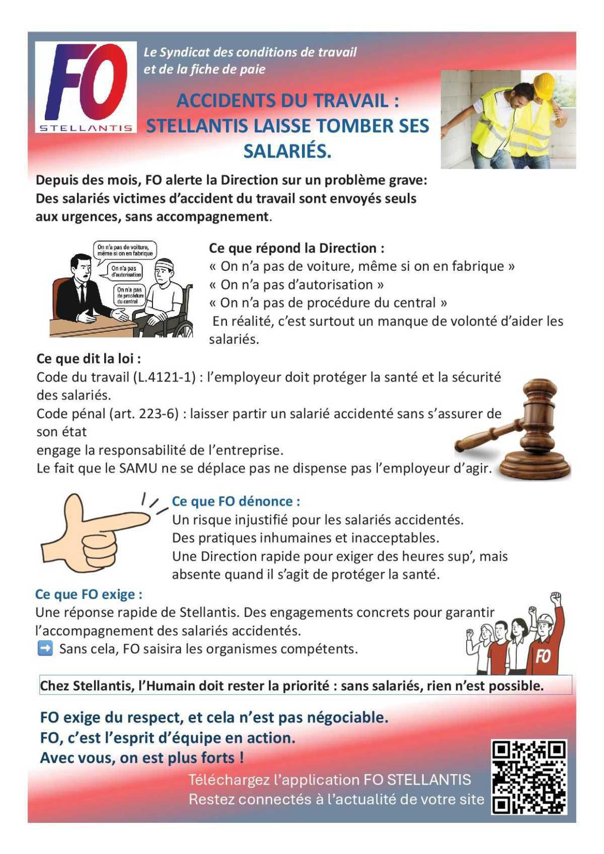 L'humain avant tout, la direction doit prévoir une organisation lors de soins.