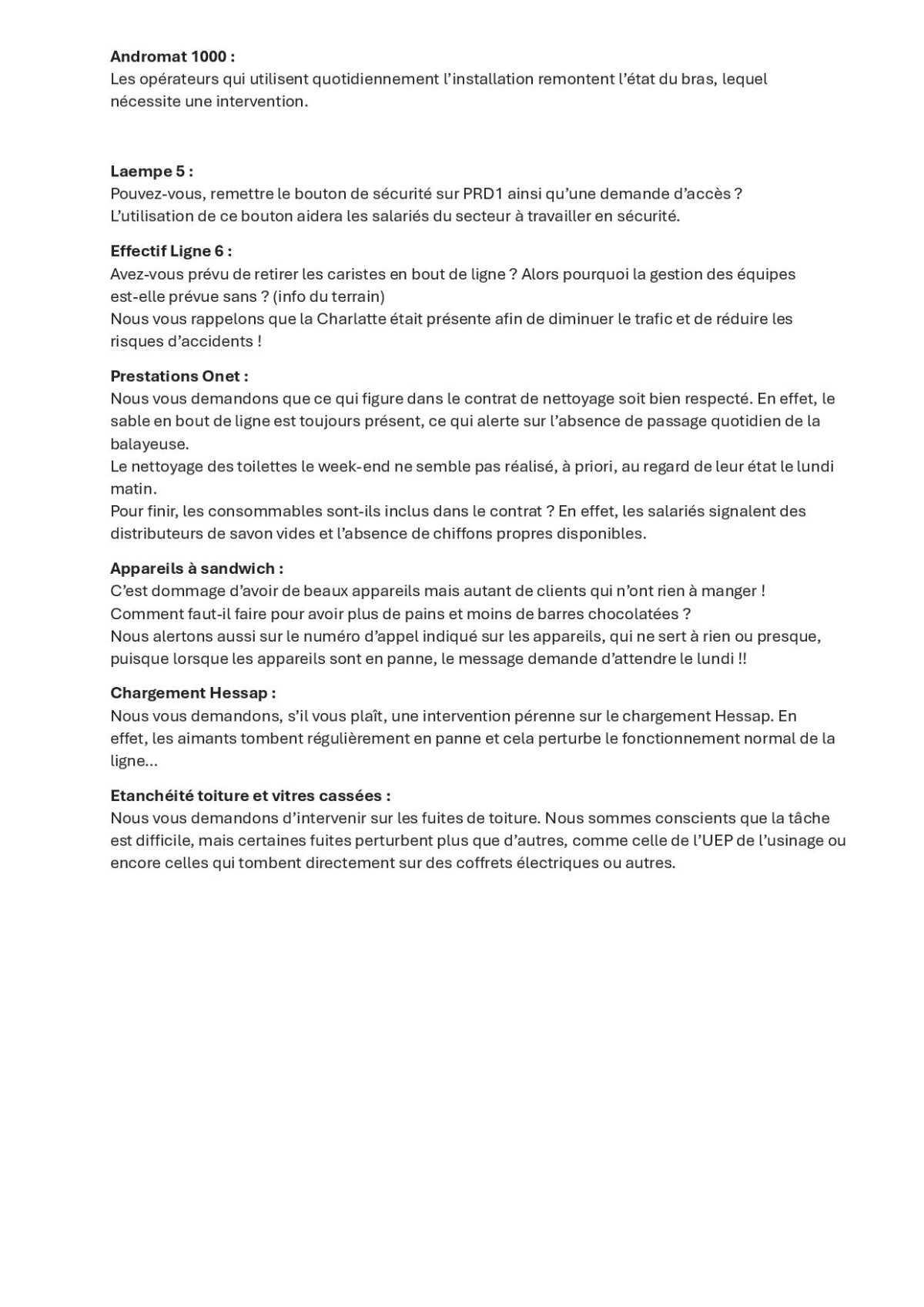 Questions FO en CSE Extra du 27 Juillet 2025.