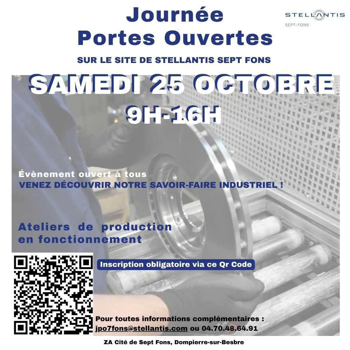 JPO à Sept Fons le 25 octobre 2025 JPO à Sept Fons le 25 octobre 2025