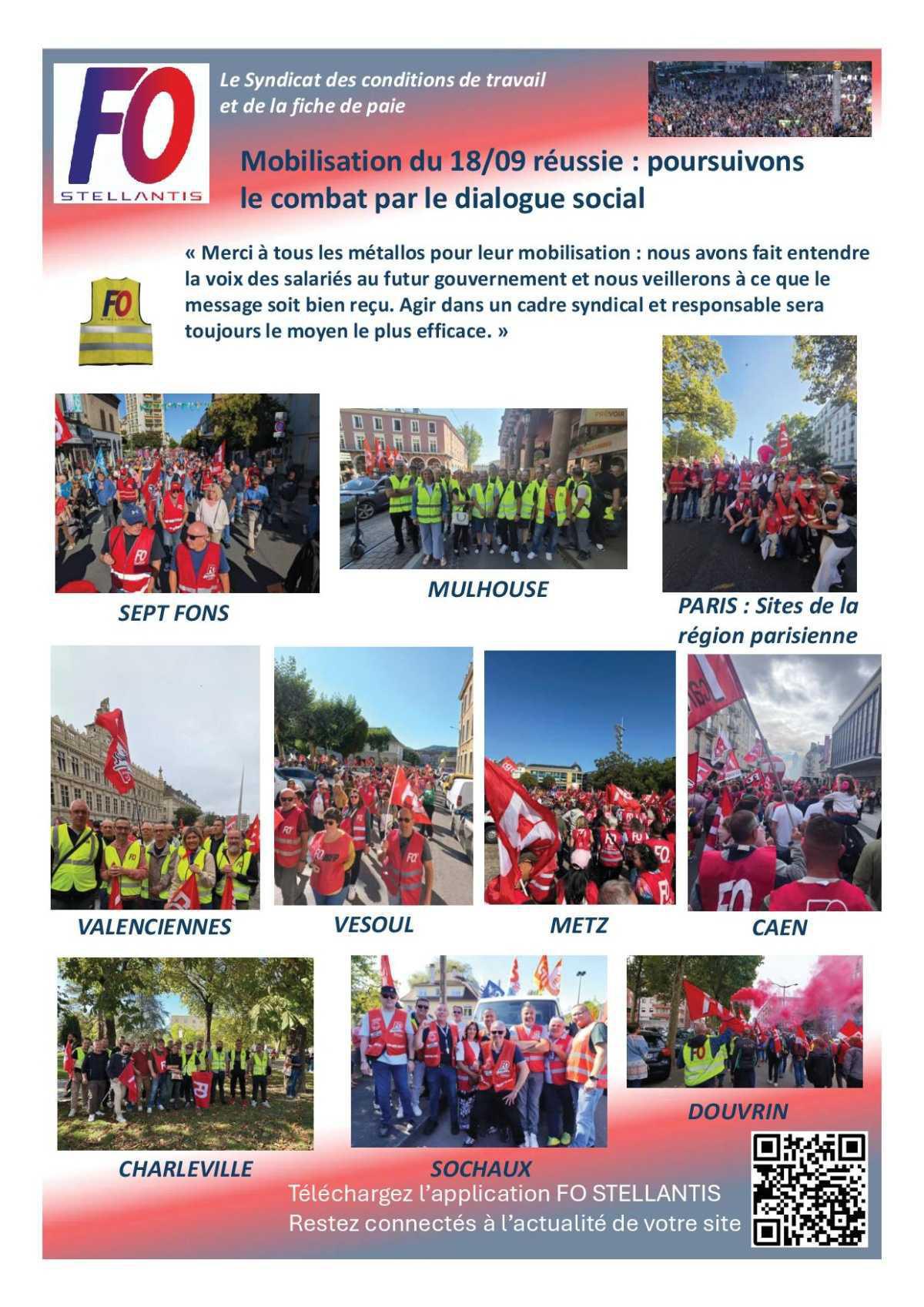 Mobilisation FO Stellantis !