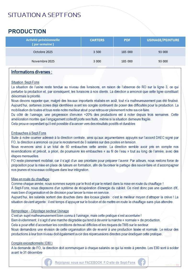 Compte-rendu du CSE du 30 septembre 2025.