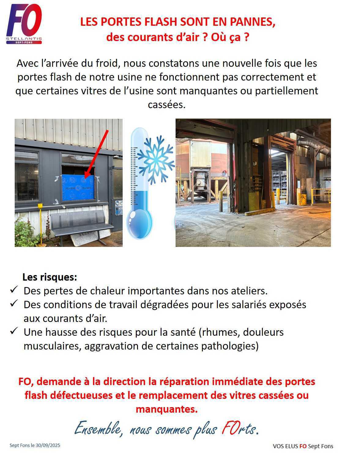 LES PORTES FLASH SONT EN PANNES !