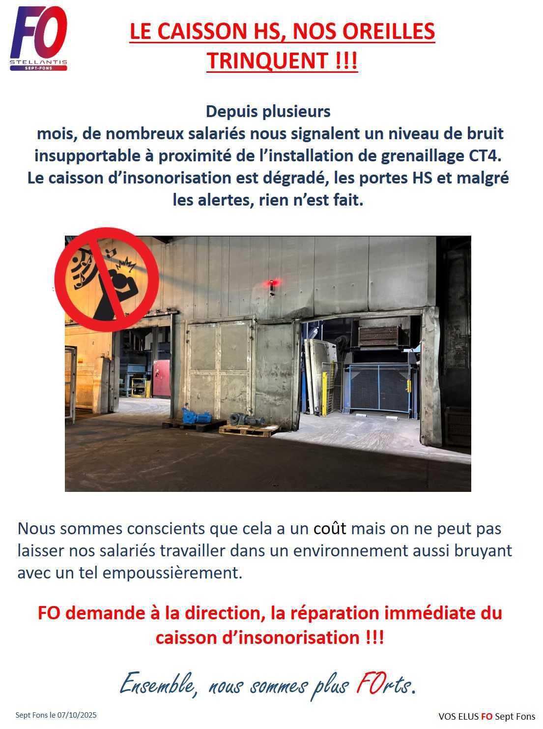 LE CAISSON HS, NOS OREILLES TRINQUENT !!! 