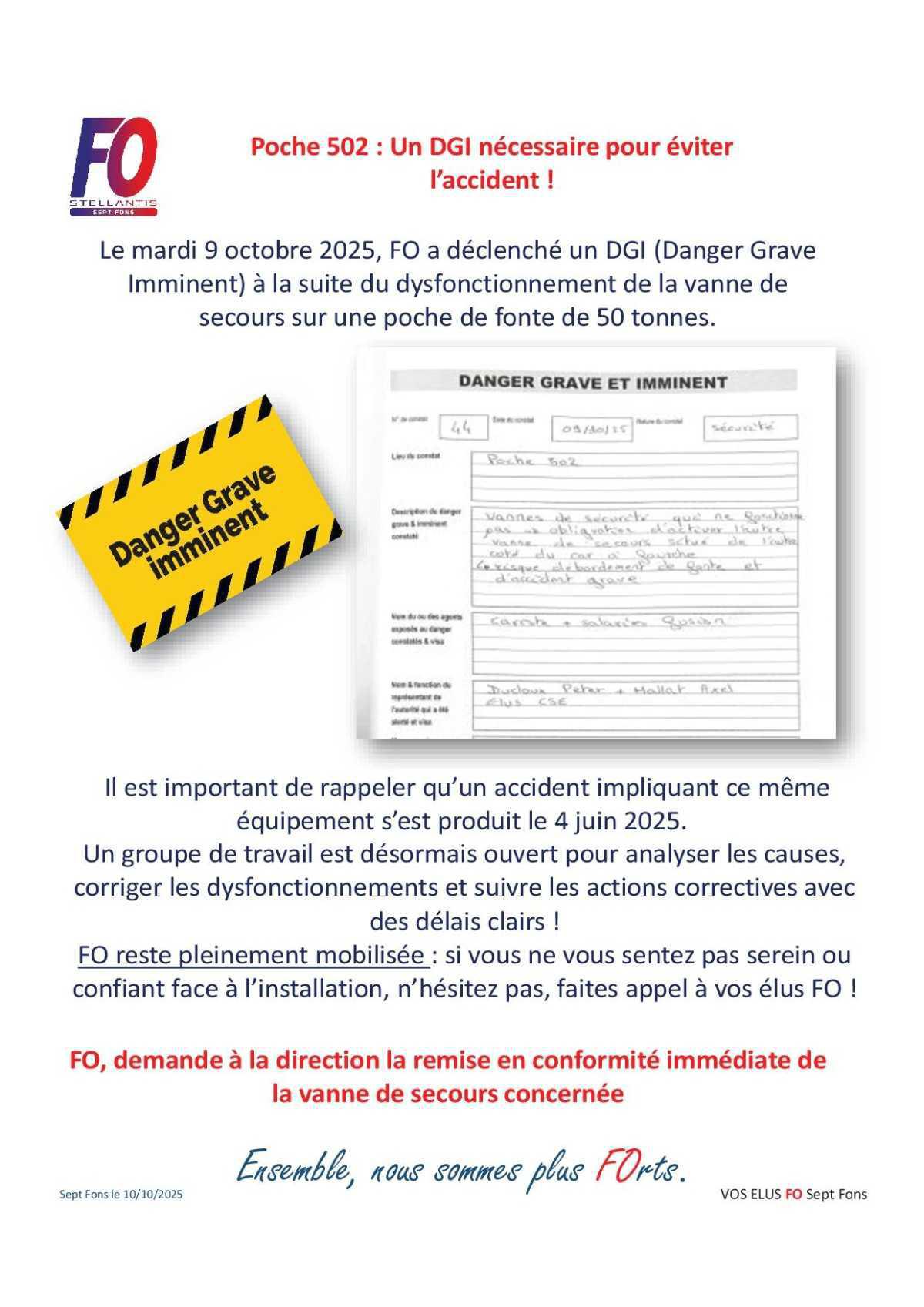 L'inquiétude s'intensifie à la 502 !🚨