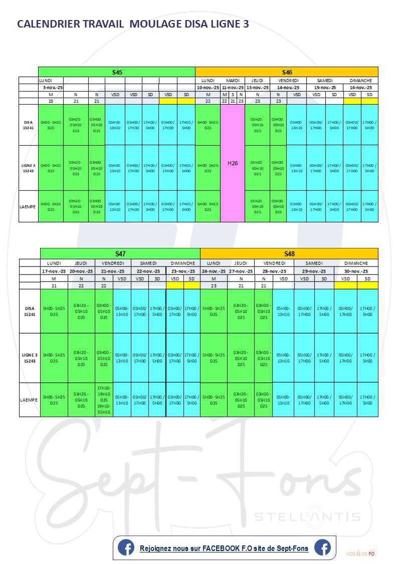 Compte-rendu du CSE du 30 octobre 2025.>> programme de travail