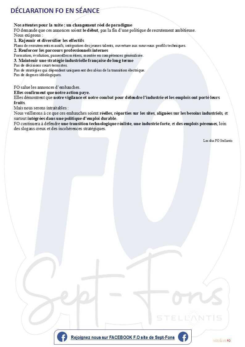 Compte-rendu du CSE du 27 novembre 2025.