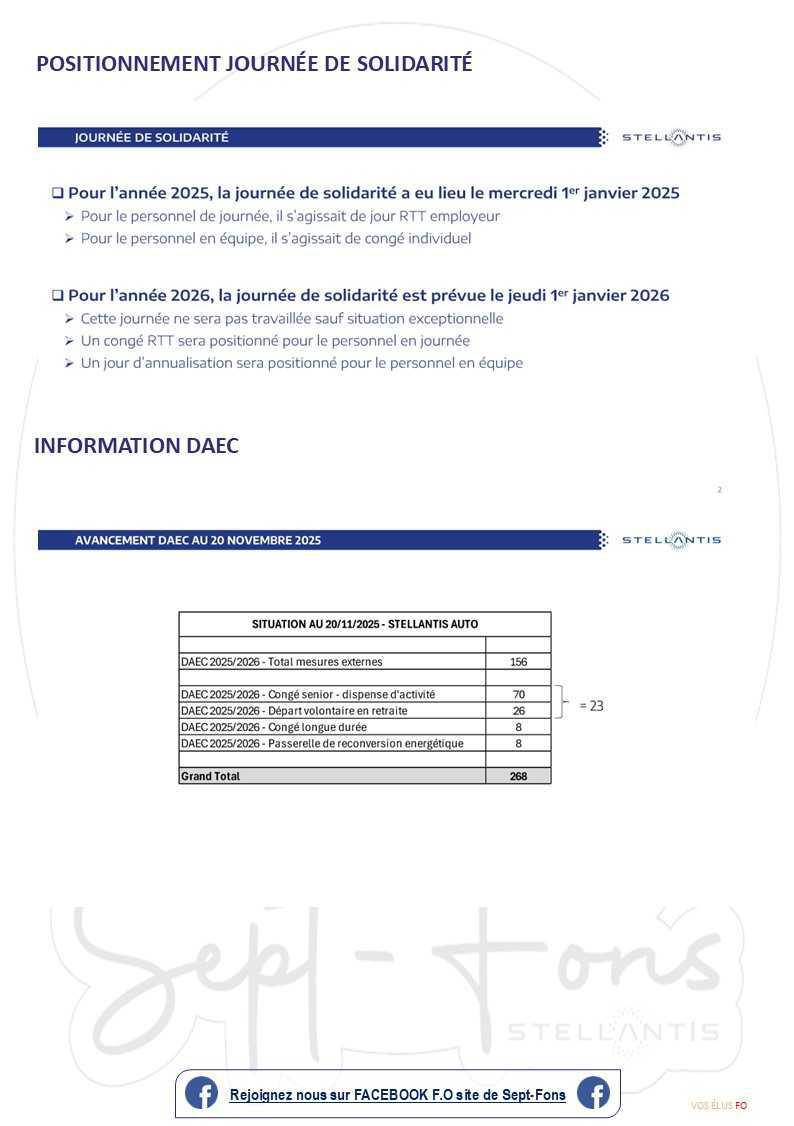 Compte-rendu du CSE du 27 novembre 2025.