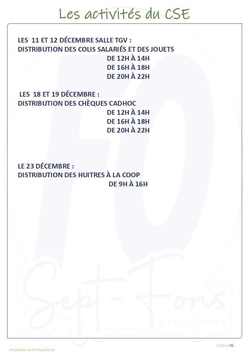 Compte-rendu du CSE du 27 novembre 2025.