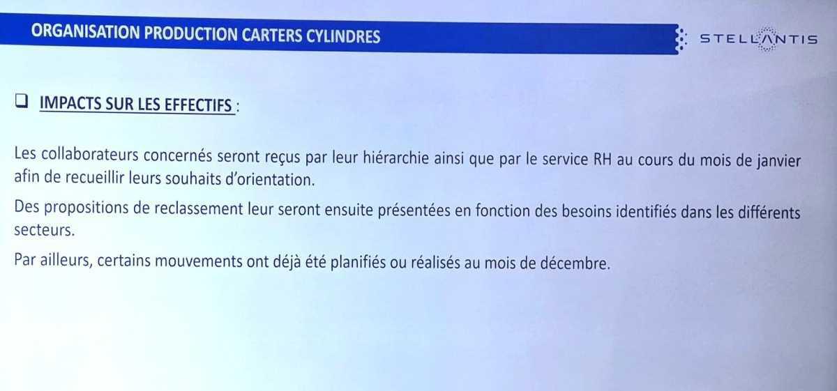 CARTERS CYLINDRES : Une annonce prévue mais qui fait mal au cœur.