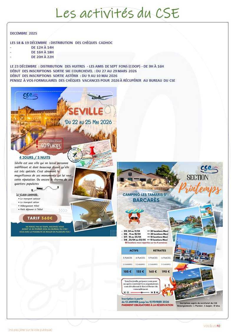 Compte-rendu du CSE du 18 décembre 2025.