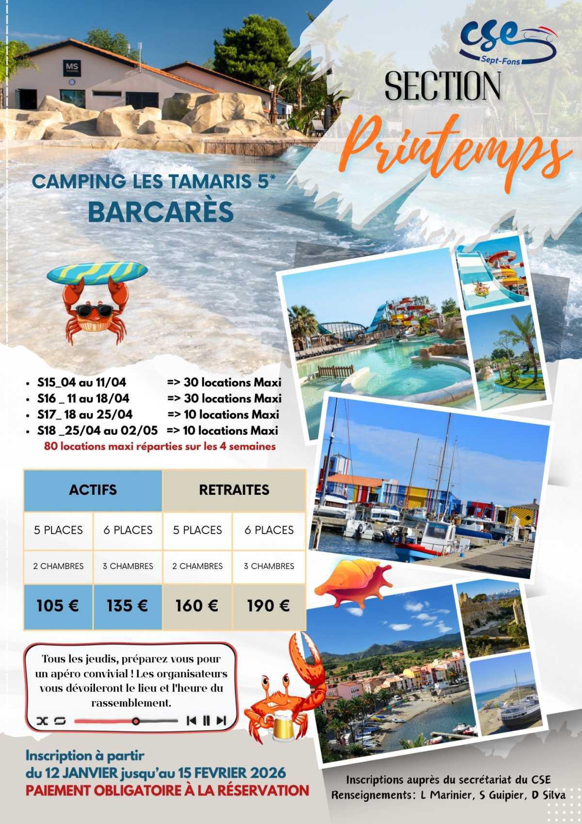 Sortie Printemps 2026