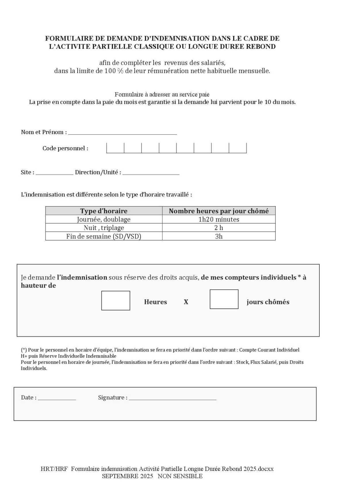 H- => à usinage sur Hessap.