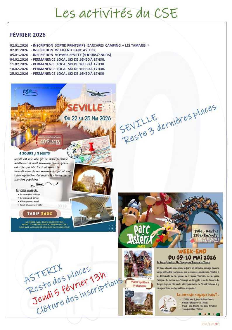 Compte-rendu du CSE du 29 janvier 2026.