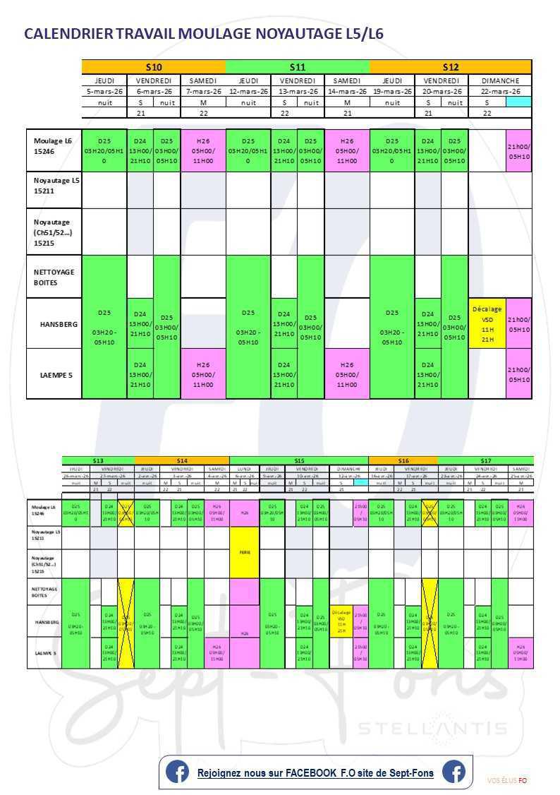 Compte-rendu du CSE du 26 février 2026.>> programme de travail
