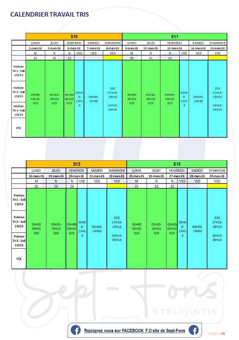 Compte-rendu du CSE du 26 février 2026.>> programme de travail