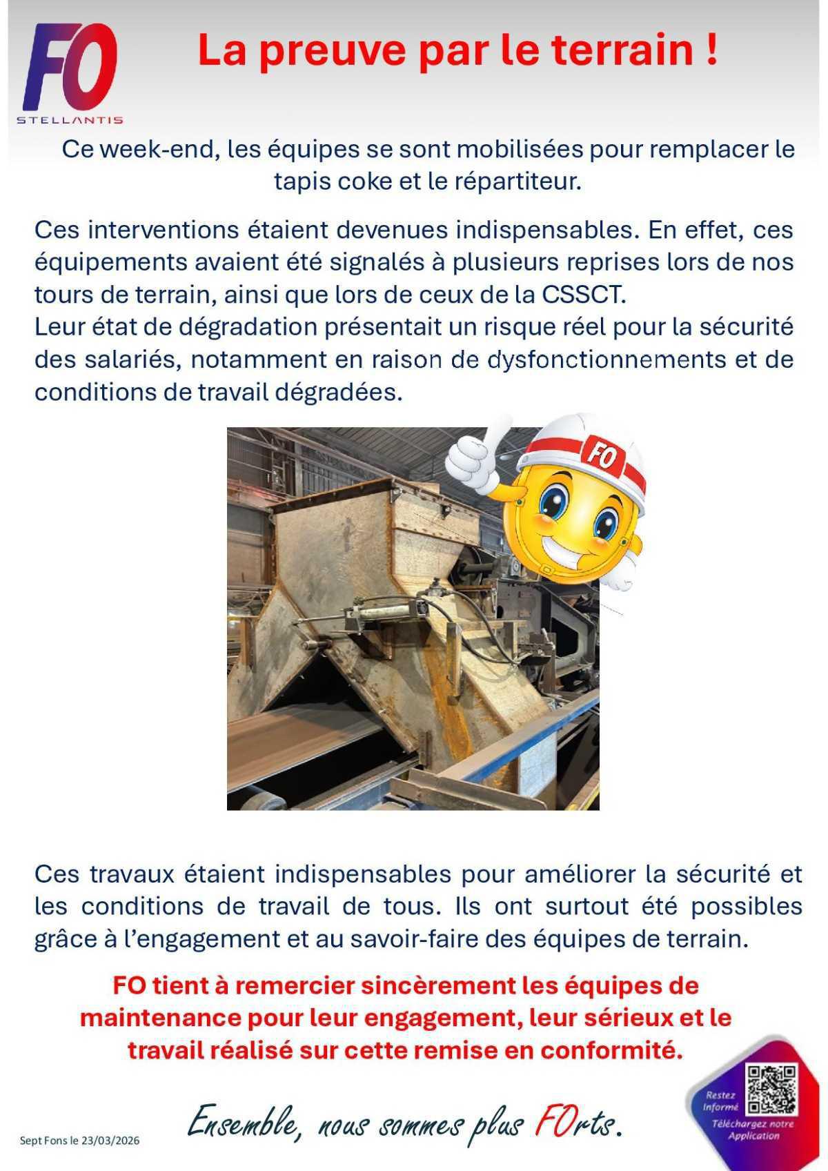 Remise en état tapis coke