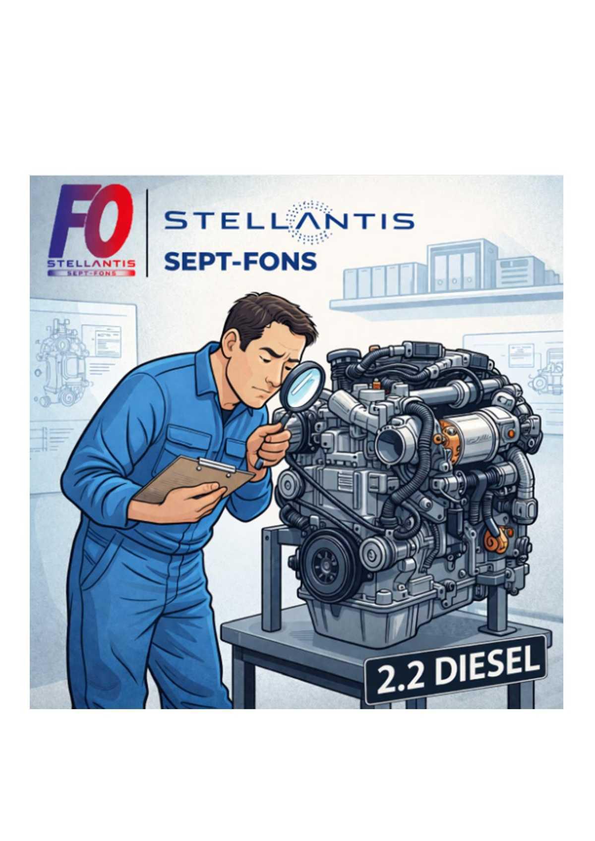 FO revendique l'étude du moteur 2,2 L à Sept Fons