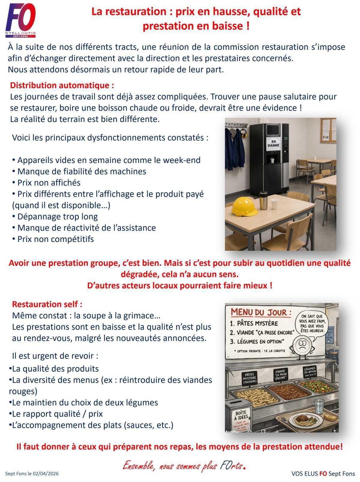 La restauration : prix en hausse, qualité et prestation en baisse !