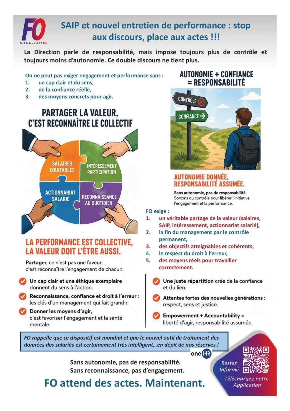 SAIP et le nouvel entretien de performance.