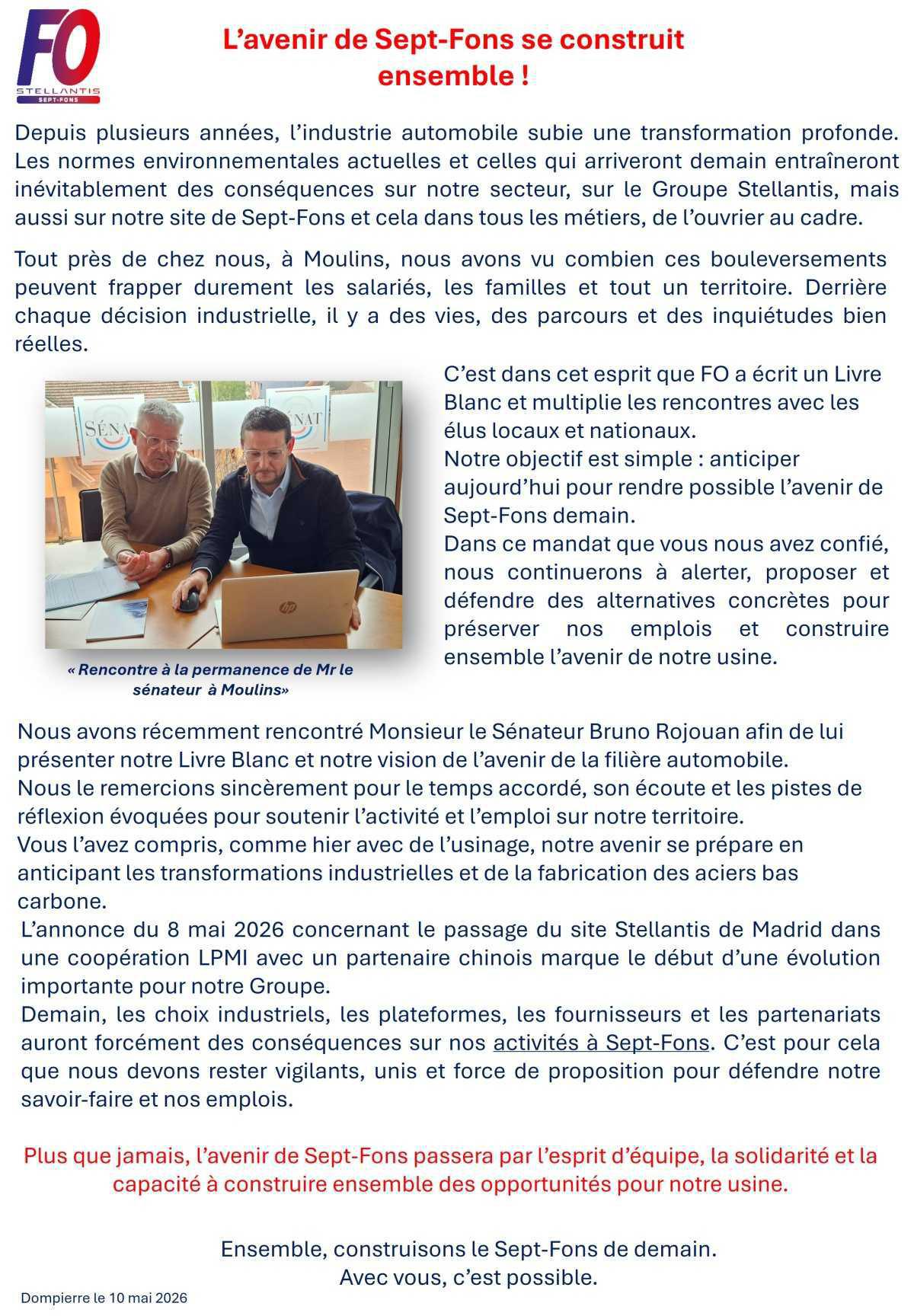 L’avenir de Sept-Fons se construit ensemble !