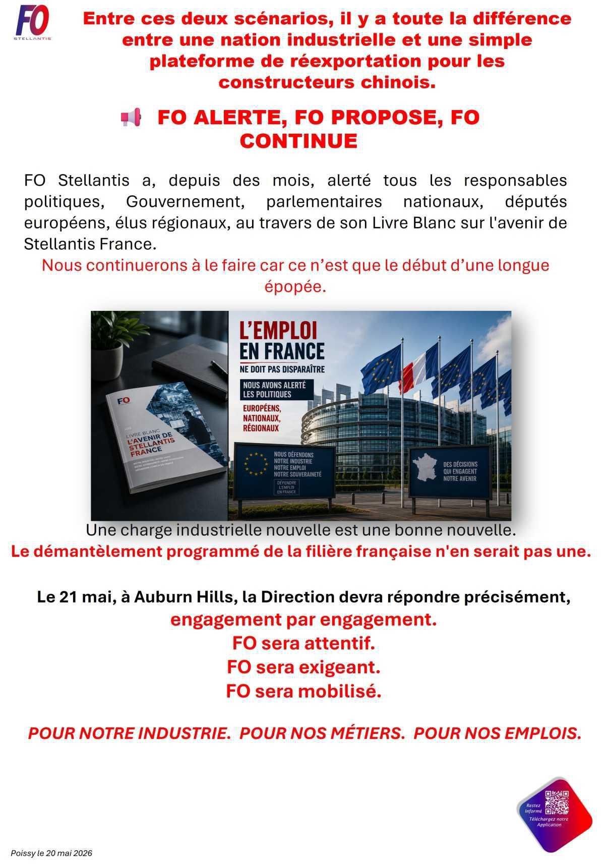 STELLANTIS – DONGFENG À RENNES, Une bouffée d'air… ou le début du démantèlement ?