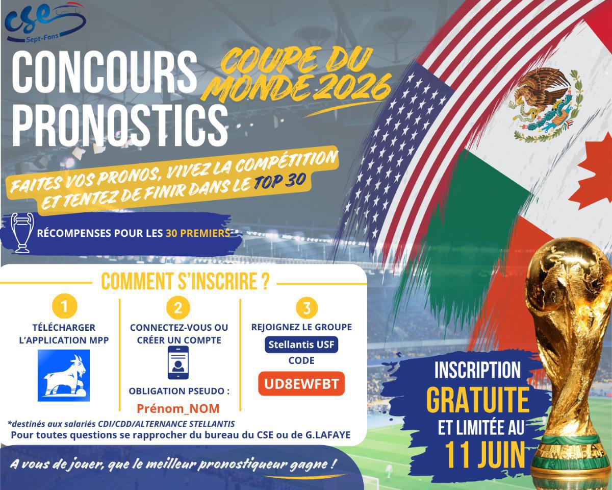 Pronostics coupe du monde 2026