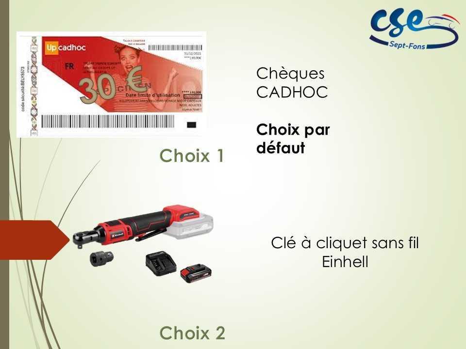 Choix de votre colis de NOEL