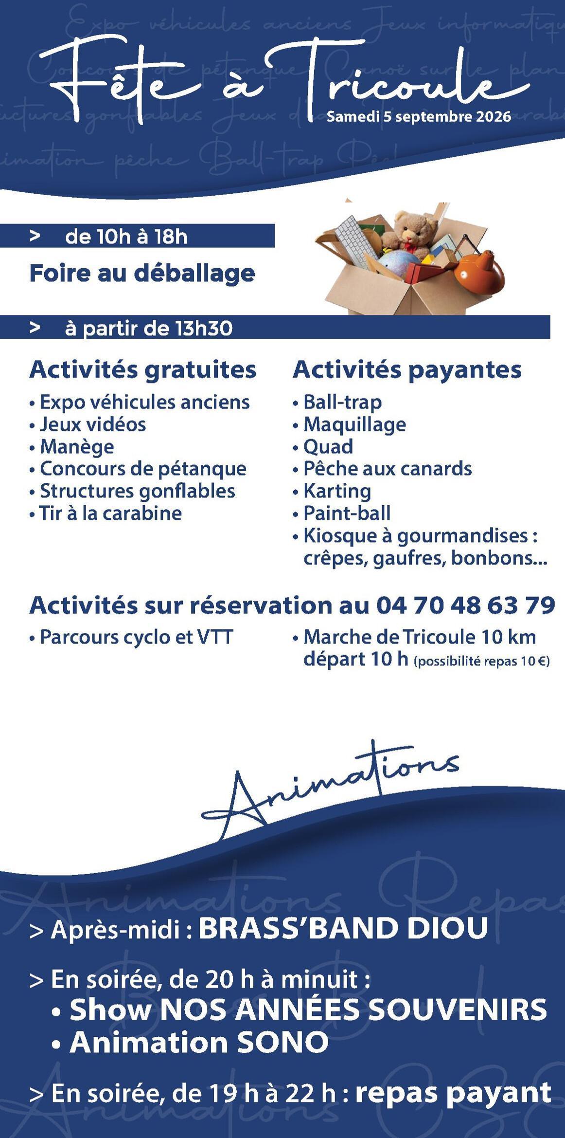 Fête de TRICOULE 2026