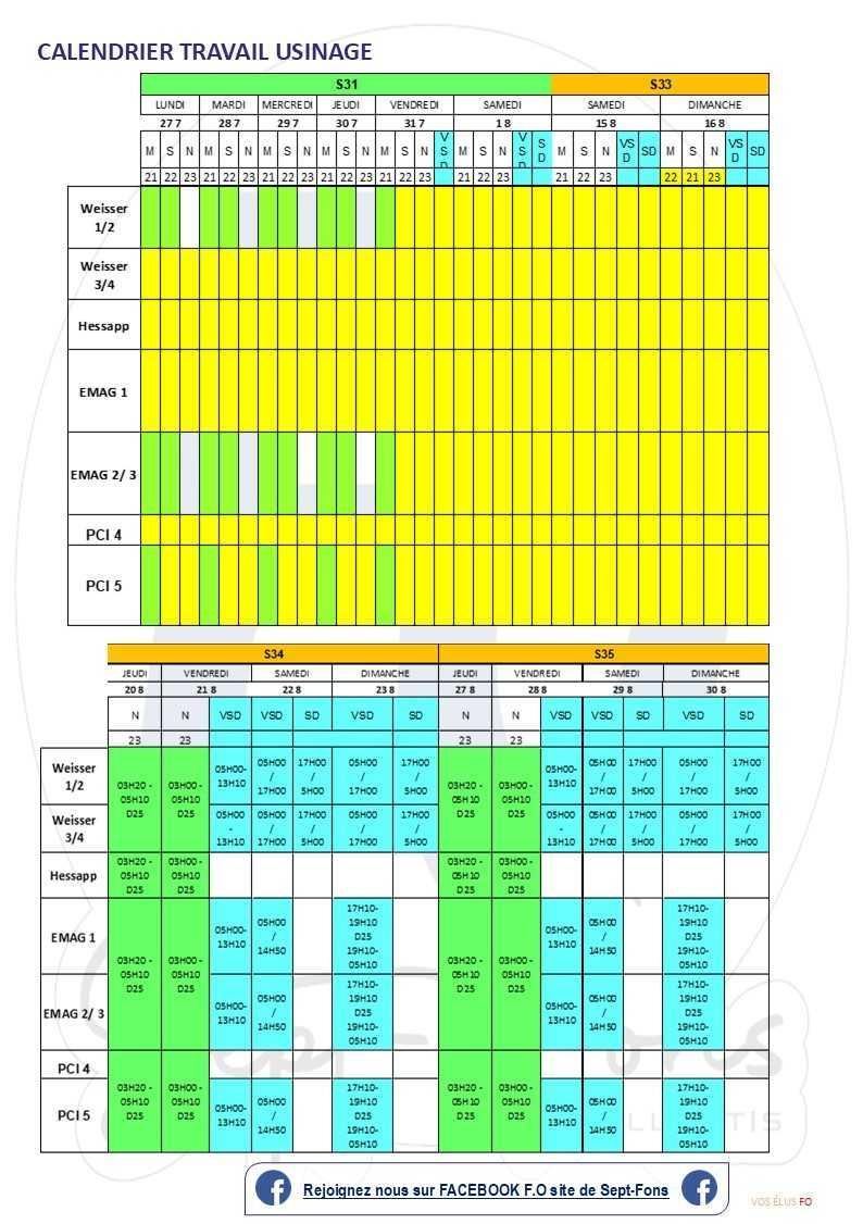 Compte-rendu du CSE du 23 juillet 2026.>> calendrier travail