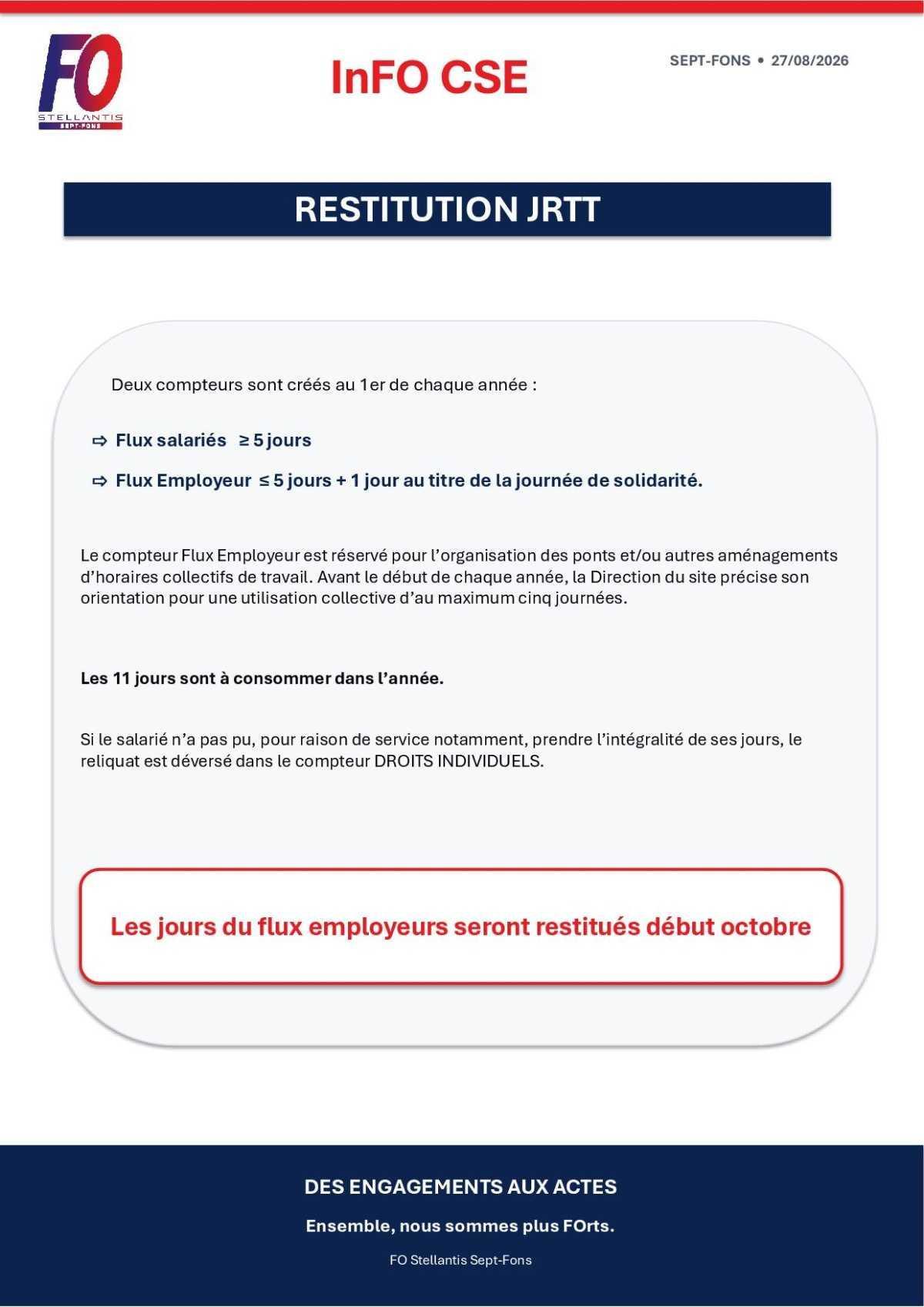 Restitution Jours JRTT.