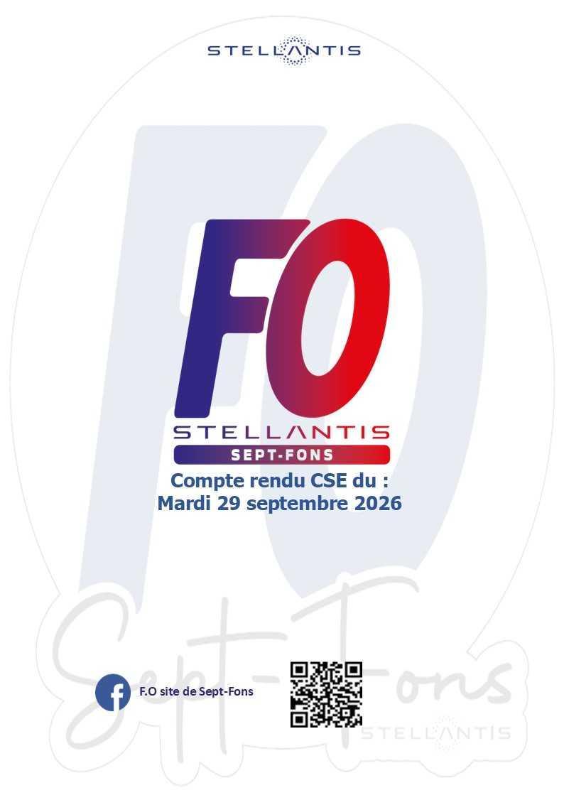 Compte-rendu du CSE du 29 septembre 2026.