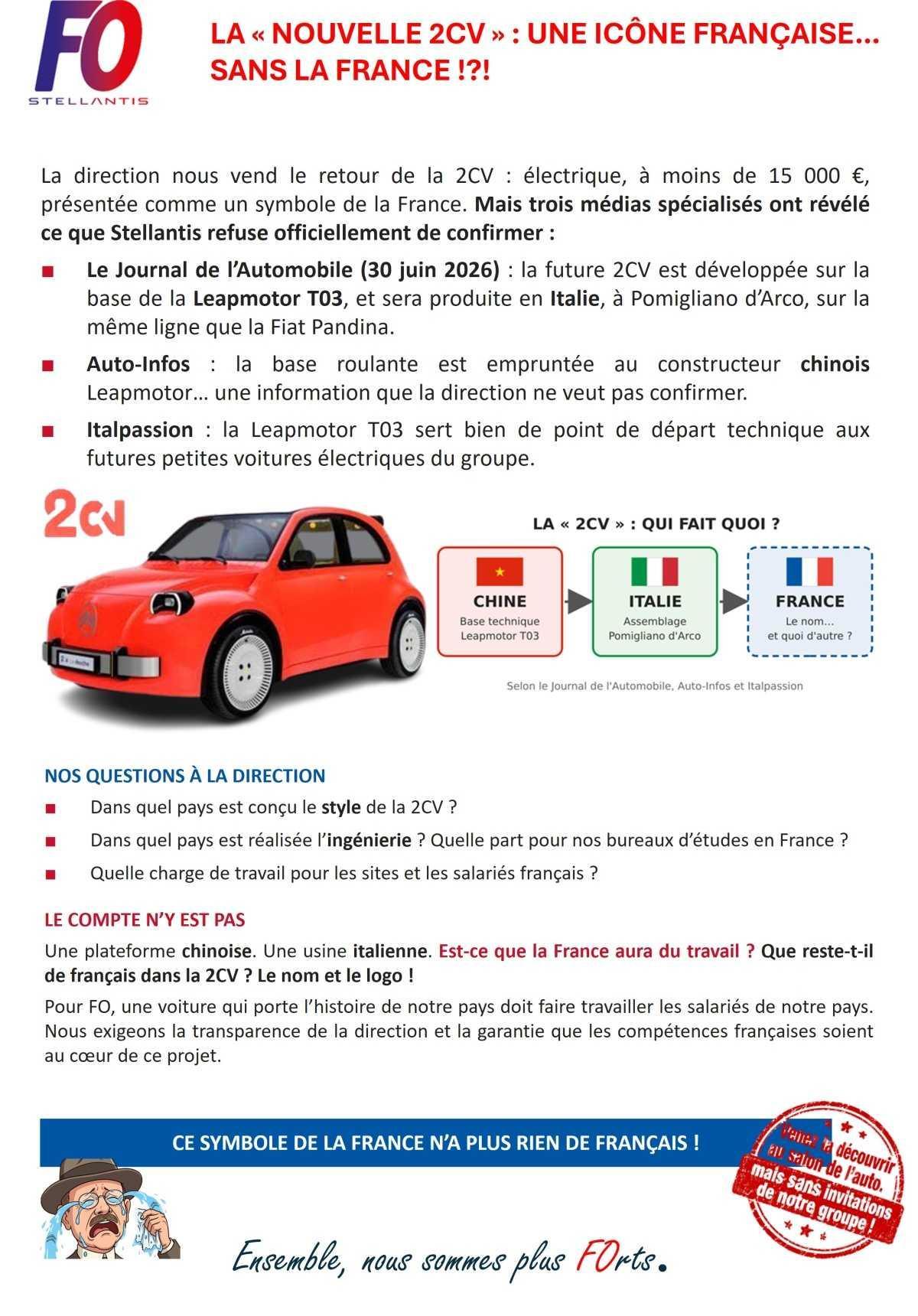 LA « NOUVELLE 2CV » : UNE ICÔNE FRANÇAISE… SANS LA FRANCE !?!