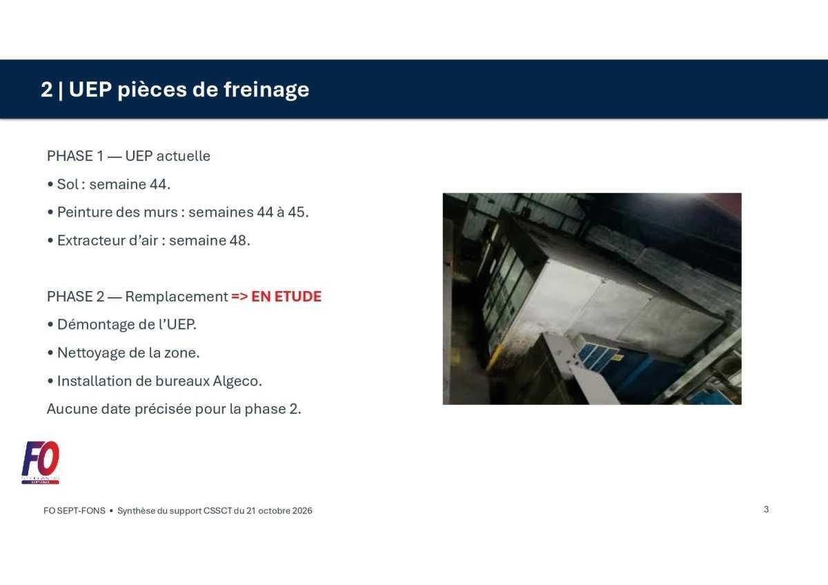 CR FO du trimestriel CSSCT à Sept-Fons.