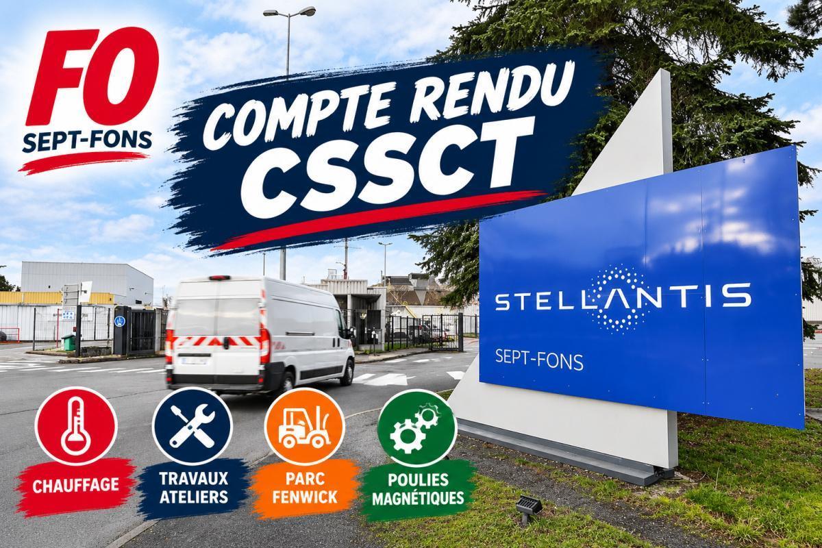CR FO du trimestriel CSSCT à Sept-Fons.