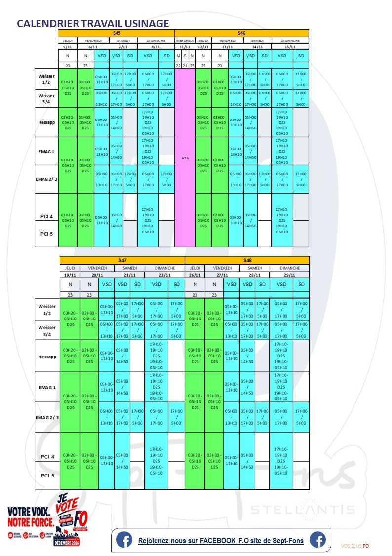 Compte-Rendu du CSE du 29 octobre 2026.>> Programme de TRAVAIL