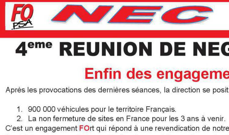 NEC 2 => 4 éme reunion !