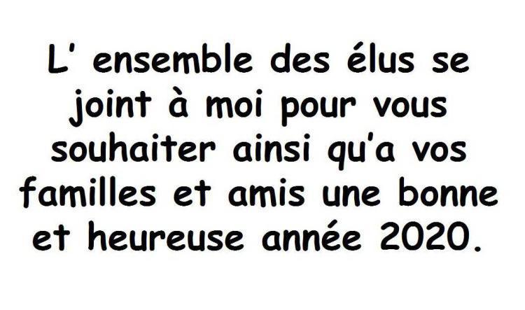 Vos élus FO, vous souhaitent une Bonne année 2020