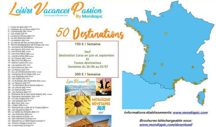 LOCATIONS VACANCES 2021