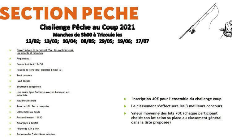 Challenge Pêche au Coup 2021