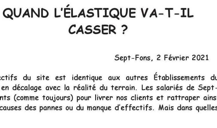 Quand l'élastique va-t-il casser ?