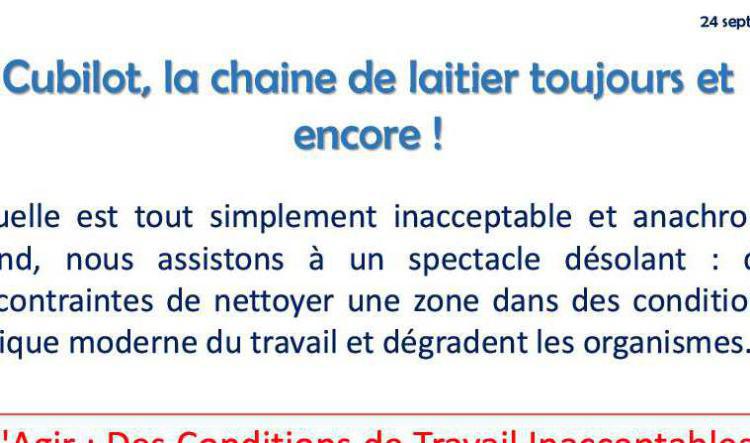 La chaine de laitier du cubilot, encore et toujours ! 😒