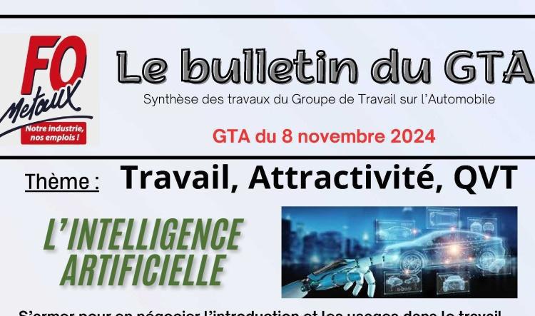 Le bulletin du GTA, nov 2024