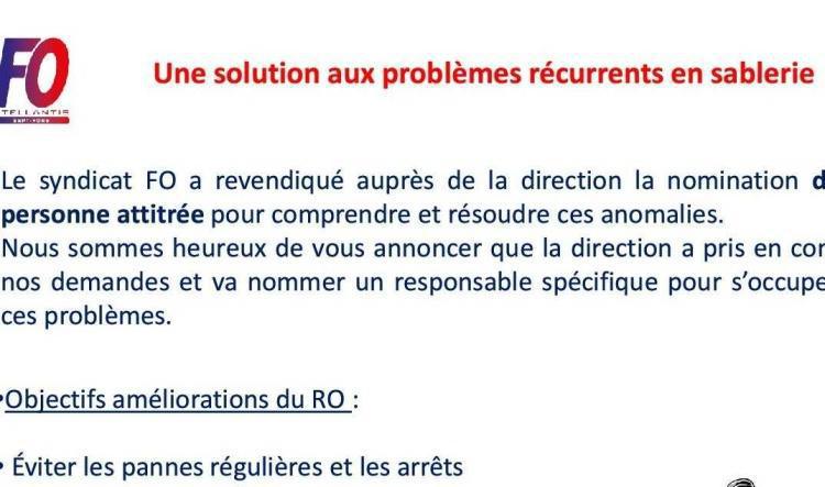 Un renfort en sablerie la direction dit : oui !