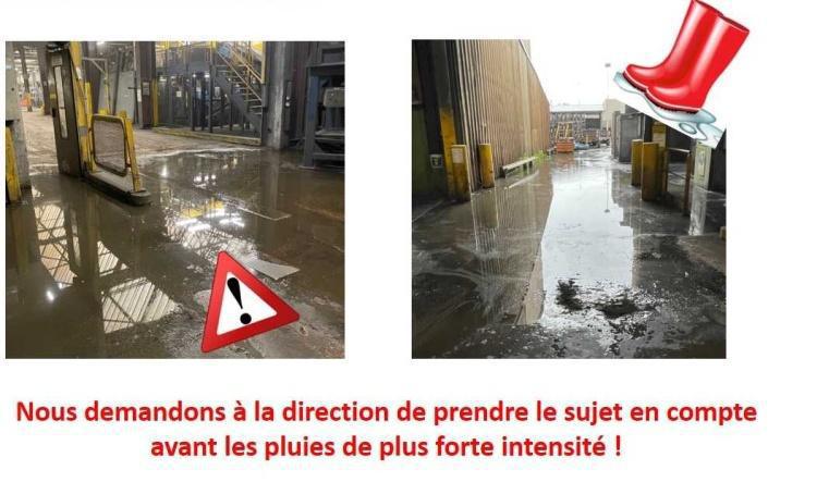 Concours de flaques d’eau !