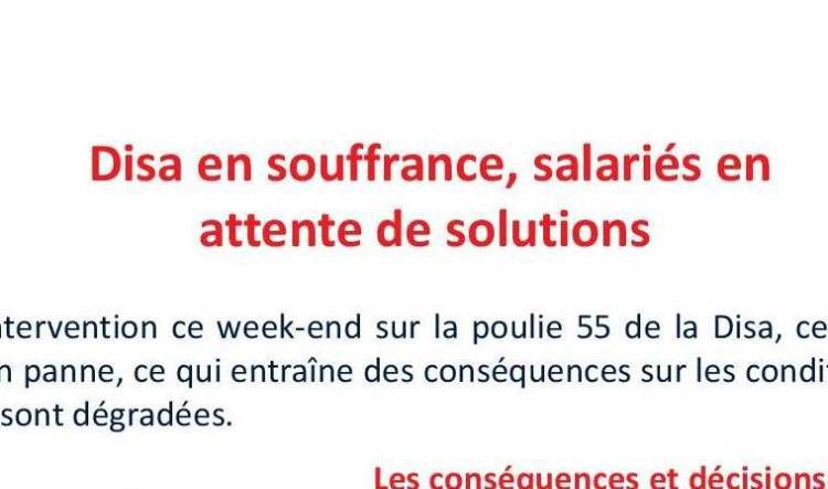 Disa en souffrance 😒